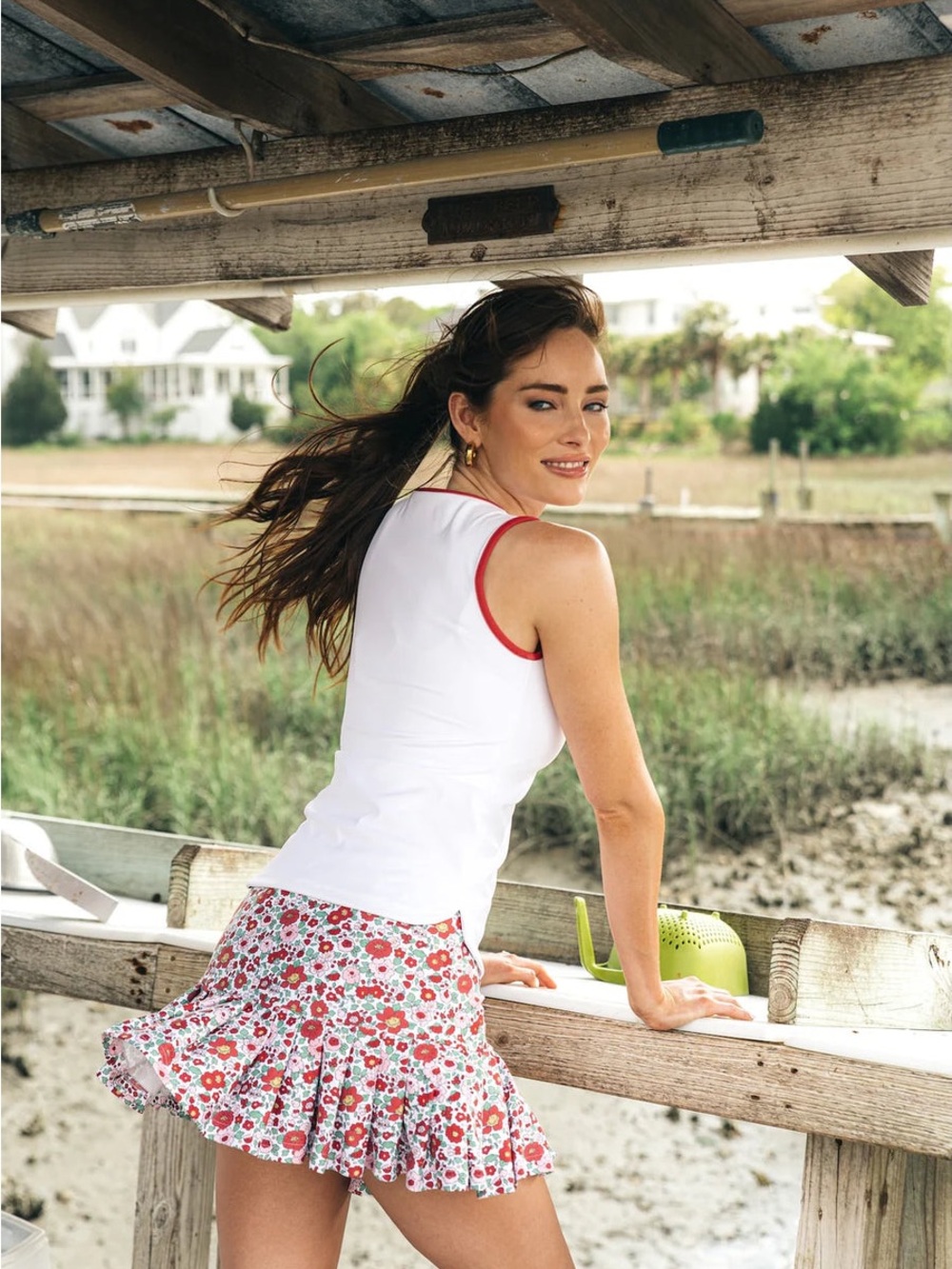 SMITH & QUINN: THE RUTH SKORT - CHERRY VERANDA